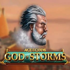 Age Of The Gods: God of Storms logo by Playtech at Monsterwin Casino