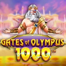 Gates of Olympus 1000 online game logo by Pragmatic Play on monsterwin-gr.com